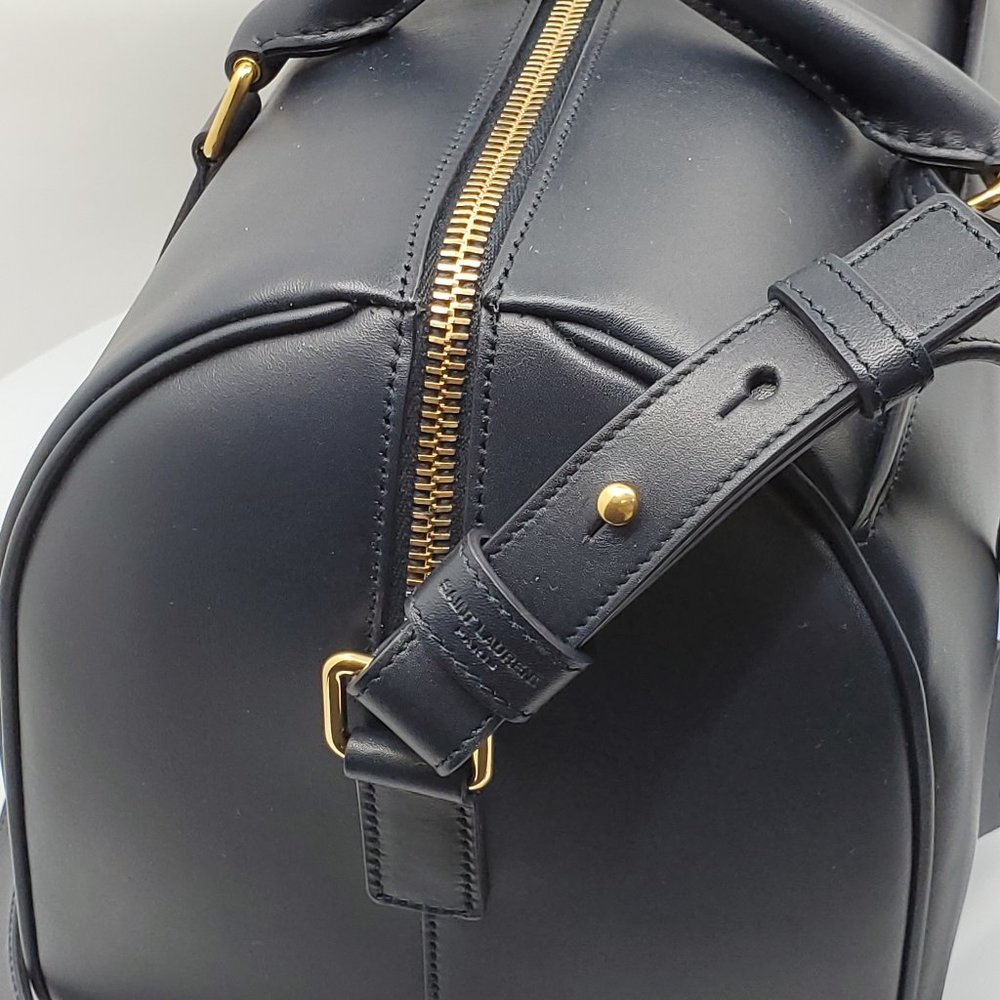 Saint Laurent 12Hour Duffle Purse Blue Leather bag - Picture 9 of 9